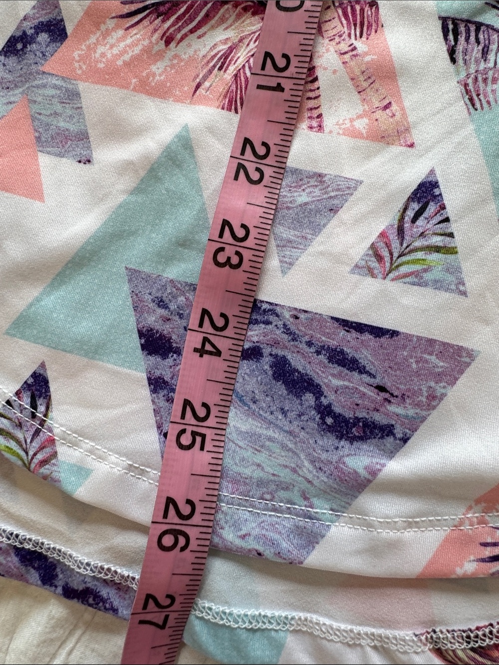 Bad Birdie Sleeveless Golf Polo Tropical Geometric Print XS - Picture 6 of 6